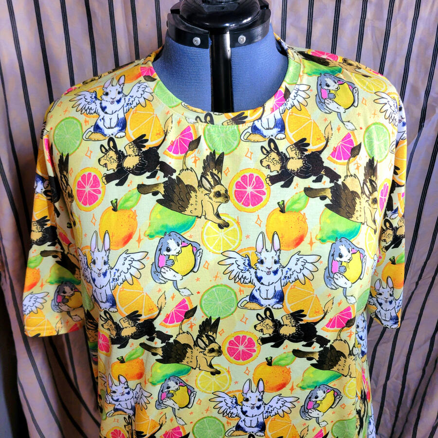 Citrus Skvader- All over pattern Tee (Available in XS to XL)